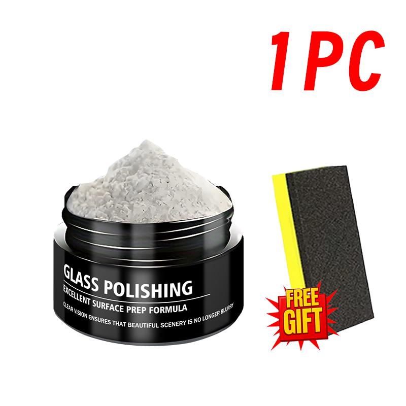 

Fasilawei 85ml Glass Polishing Powder Fast Scratch Remover Restorer Tool for Car Mirrors Bathroom RV Surfaces Repair Solution