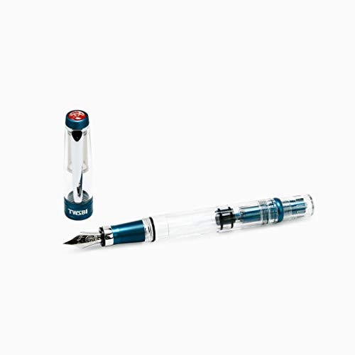 Twisby Diamond 580AL R Fountain Pen TW100745 Prussian Blue, 1.1mm Stub