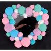 Pompons pastel 1 à 2,2 cm Assortiment 120 pièces