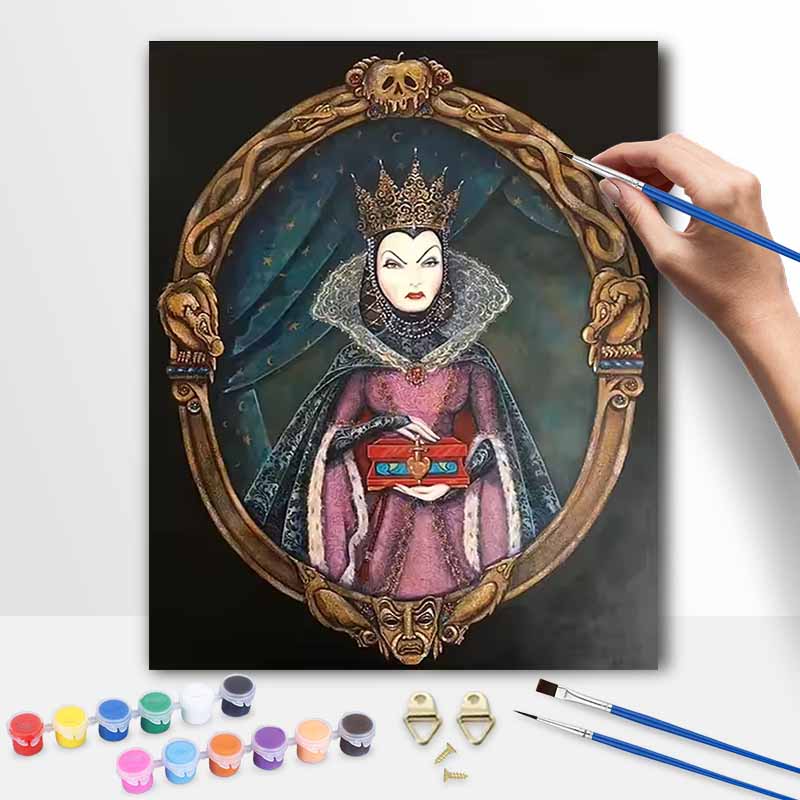 Disney Evil Queen Paint By Number Kit Drawing Canvas DIY Picture Home Decor Art Gift Set For Adult Painting Wall Crafts Decor Canvas 130