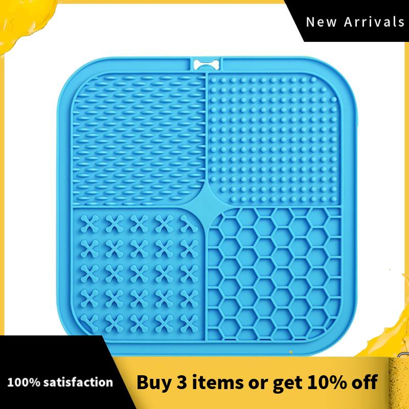 A33R-Lick Mat For Dogs, Food-Grade Silicone Dog Lick Mat As Dog & Cat Slow Feeder, Dog Licking Mat With Suction Cups