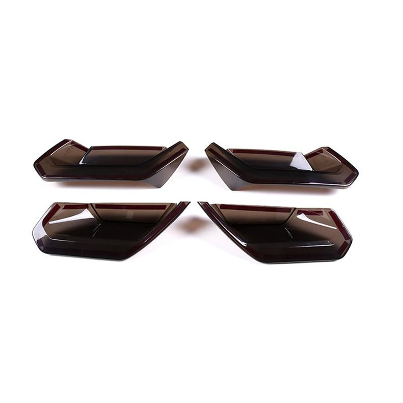 Rear Fog Lamps Blackout Cover Trim Sticker Tail Light Cover Trim Sticker For Corvette C7 2014- Smoky