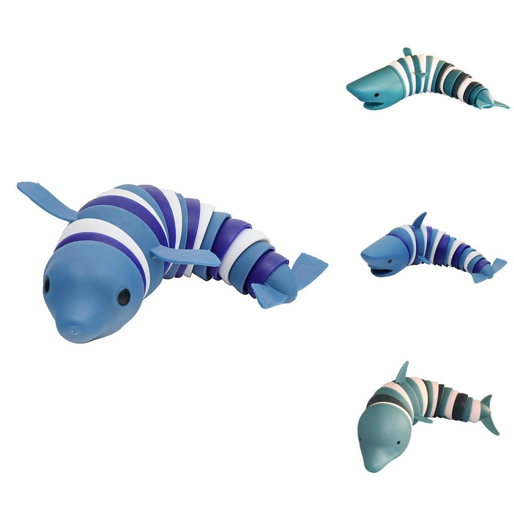 3d Marine Shark And Dolphin Stretch Sensory Stress Toy For Anxiety Relief