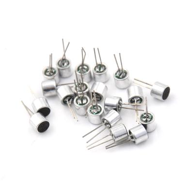 20Pcs Electret Microphone Inserts 6050 With Pcb Pins Condenser