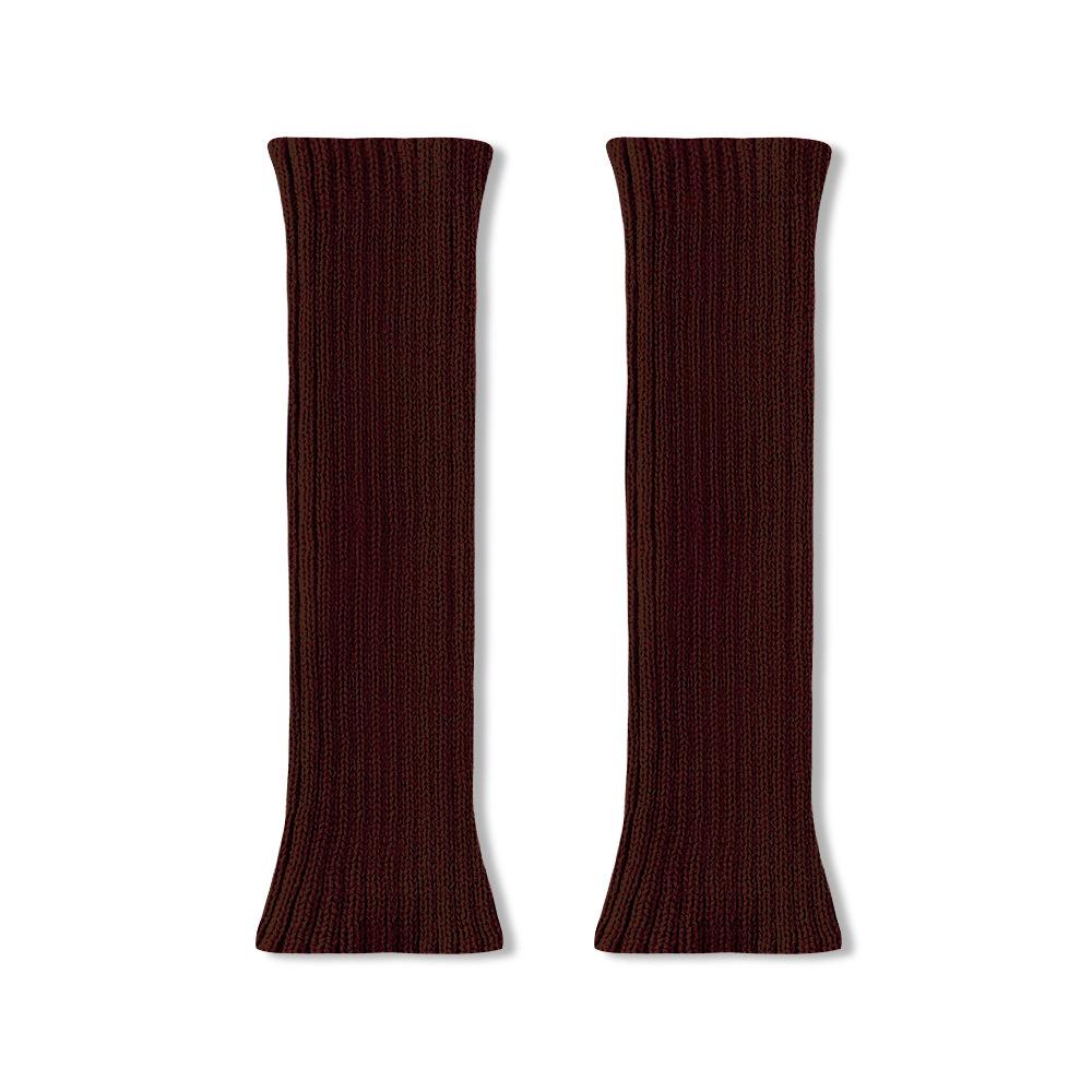 Knitted Sock Snow Boots for Women In Spring and Autumn, Grey Leg Warmers for The Calves, and Warm Pile Socks for Autumn and Winter