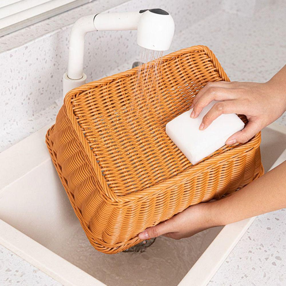 Kunststoff Ausstellungskorb Mehrfarbig Aufbewahrungsbox Kreatives Brot Obst Tablett Zuhause Geschäft Hotel