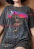 Deer Family Animal Lover Hunter Comfort Colors® Tshirt, Wildlife Nature Vintage Forest River Neon Night Sky Bucks Tee