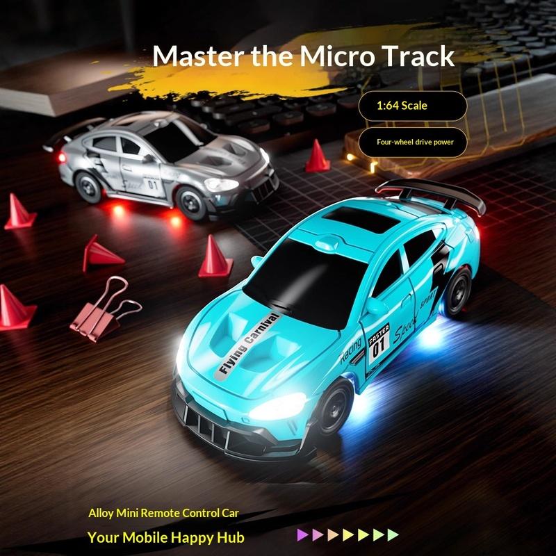 Full-Scale Rc Car Remote Control Drift Car Pocket Four-Wheel Drive High-Speed Racing Mini Desktop Toy Birthday Gift