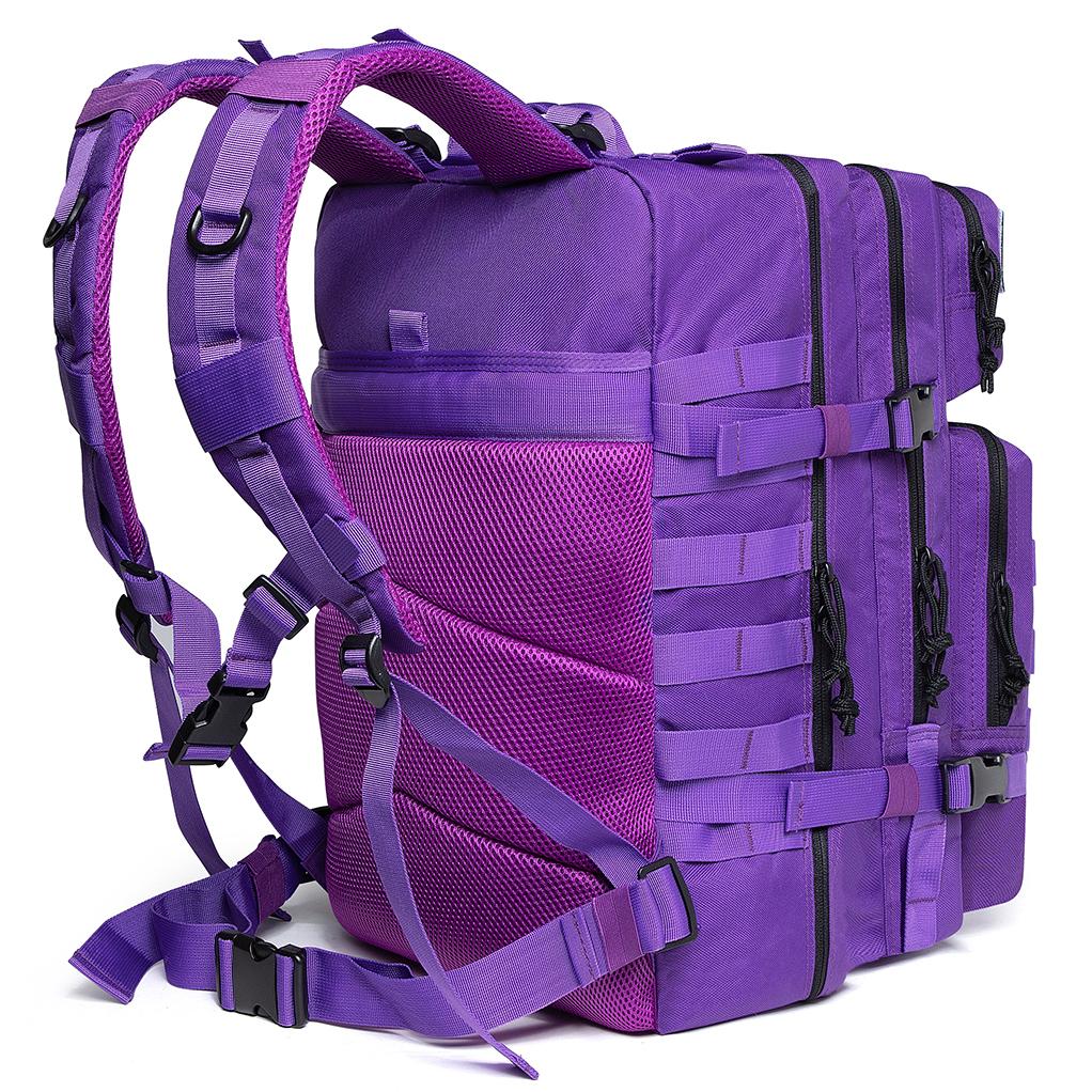 45L Taktischer Fitnessrucksack für Herren Damen Outdoor Training Molle Survival Tasche Wander Rucksack Trekking Camping Rucksack