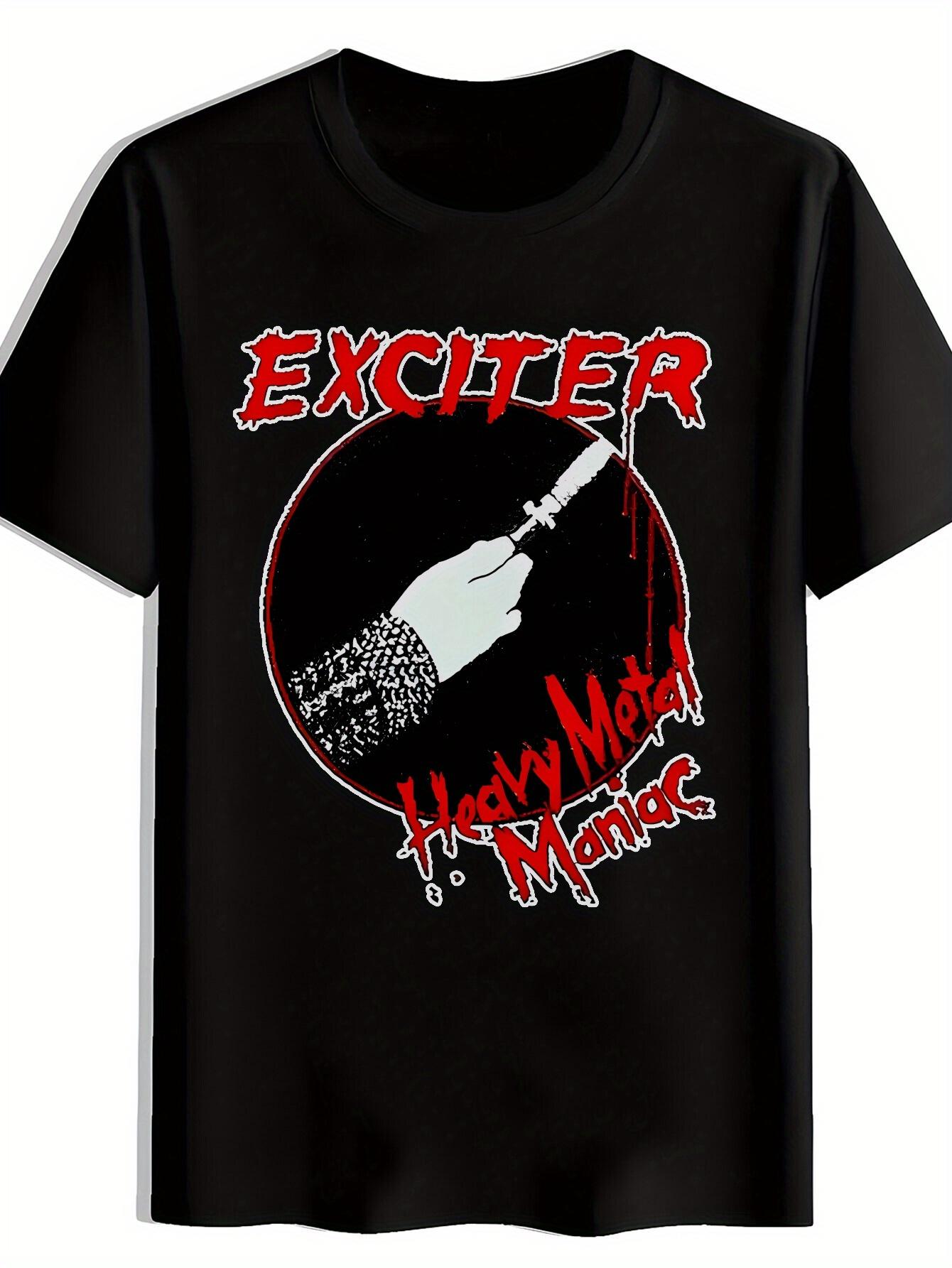 

Heavy Metal Graphic T-shirt - EXCITER Medieval Sword Design XXXXL