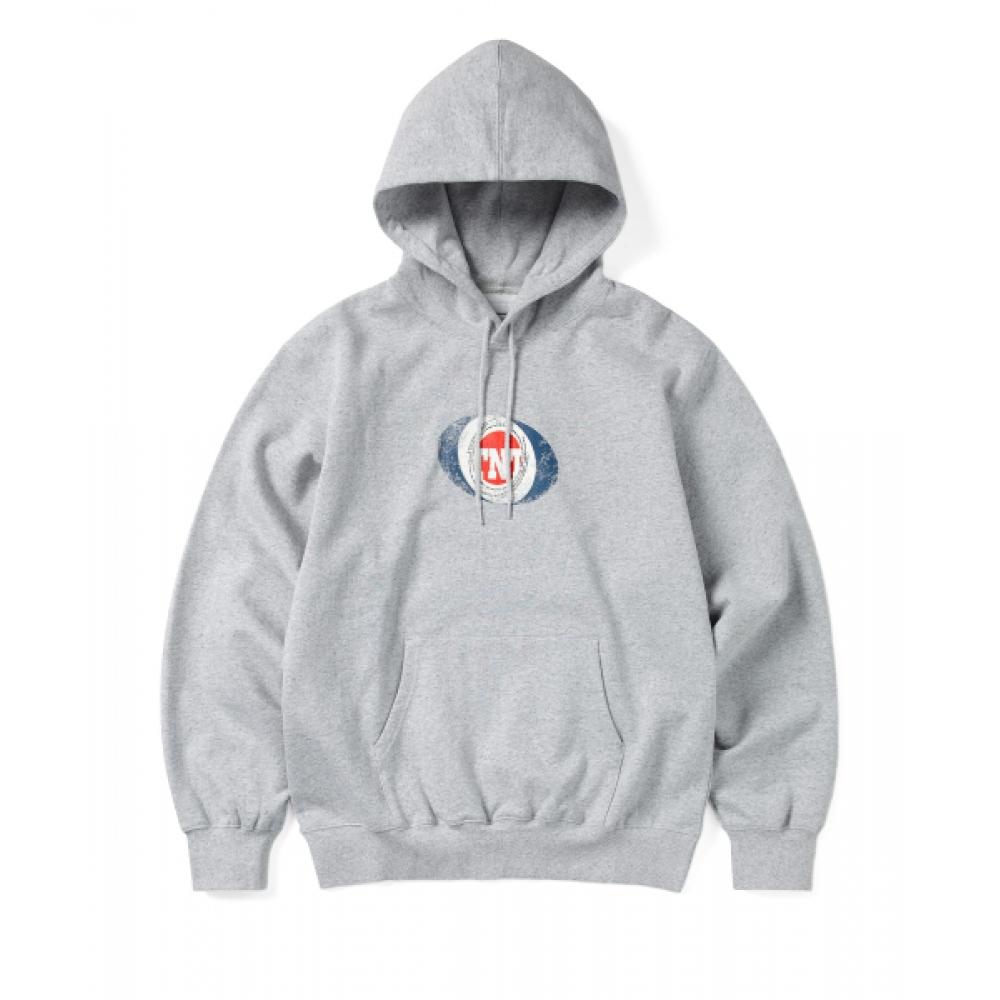 Thisisneverthat Tnt Oval Hoodie Heather Grey XL