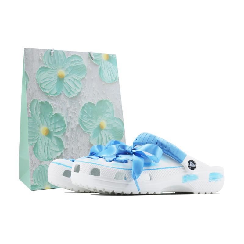 Crocs Classic Clog SDS Blue Dream Ballet Clogs Unisex White