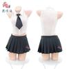Sex Lingerie Sexy Pure Desire JK College Style Babes Split Uniform Senior Student Outfit