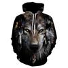 Herbst/Winter 2019 Herren- und Damenmode 3D-Hoodie süßer Panda Galaxie Weltraum bedruckte Mütze Sweatshirt Pullover