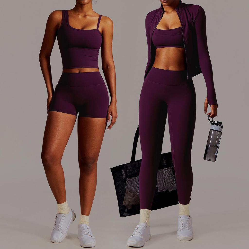 European Autumn Quick-Drying Long Sleeve Yoga & Running Set