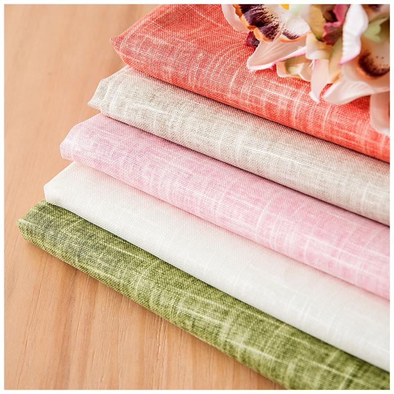 Modern Simple Waterproof Linen Bamboo Solid Color White Home Hotel Tablecloth, Plain Coffee Table Table Cloth