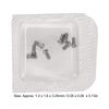 8pcs Stainless Steel Micro Watch Repair Screws 1.2 X 1.6 X 3.25mm 1 X 1.4 X 3.2mm Watch Back Cover Screws 1 X 1.3 X 2.4mm
