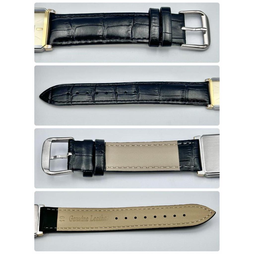 Used [Thin Octagon New Battery Operation] SEIKO/Seiko DOLCE/Dolce 7730-5020 Quartz Gold Dial Men's Watch Watch JAPAN Vintage