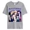 2026 Nuova Kim ChaeWon maglietta da uomo 100% cotone stile regolare Unisex oversize Y2K T-shirt Casual Larga Outdoor Street