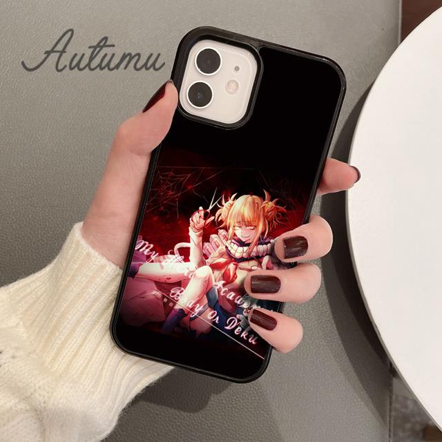 Himiko Toga Manga Phone Case for iPhone 11 12 13 14 Pro Max Mini X XR XS SE 2020 6S 7 8 Plus Samsung Galaxy S21 S22 Cover Shell