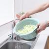 Multifunctional Double-Layer Drain Basket for Washing Fruits, Vegetables, and Rice