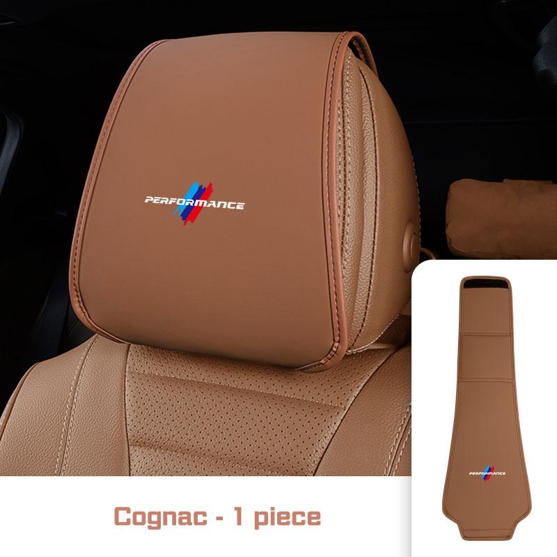 Leather Car Seat Headrest Protective Cover Accessories For BMW X1X3 X5 X4 X6 X7 1 3 5 6 7 Series E46 E60 E90 F48 F01 G30 G20 G11 ydbn48