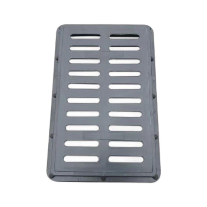 Composite Resin Grating Drainage Cover Plate for Sidewalks 300x500 mm