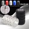 LUNGU-Q-For DAF 4PCS Car Tire Valve Caps Cover Aluminum Tire Wheel Stem Cap XF XG CF LF CF VAN 106XF CF85140000