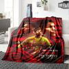 Flamengo Vs Santos Fußballspiel Thema Druck Flanelldecke Weiche Überwurfdecke Sofa Couch Bett Dekor Fußballfan Geschenk