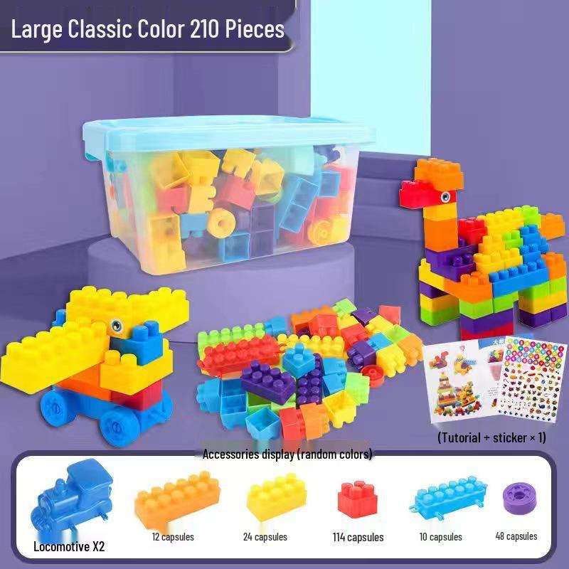 Large Particle Building Blocks for Children's Early Education (Ages 3-6)