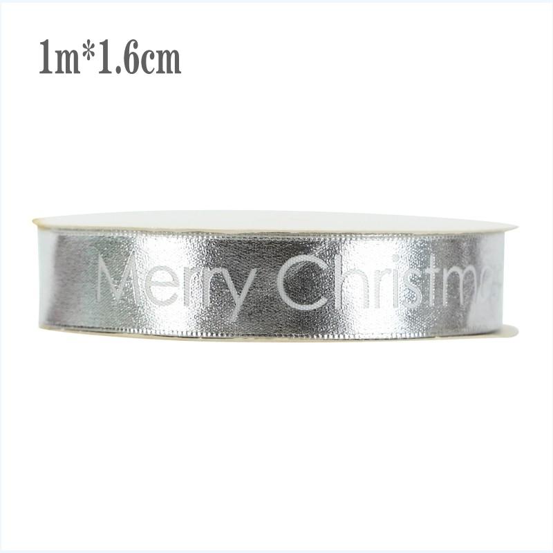 Christmas Grosgrain Ribbon Printing Gift Wrapping Wedding Decoration Hair Bow DIY Christmas Tree Garland Bowknot Craft Ribbon