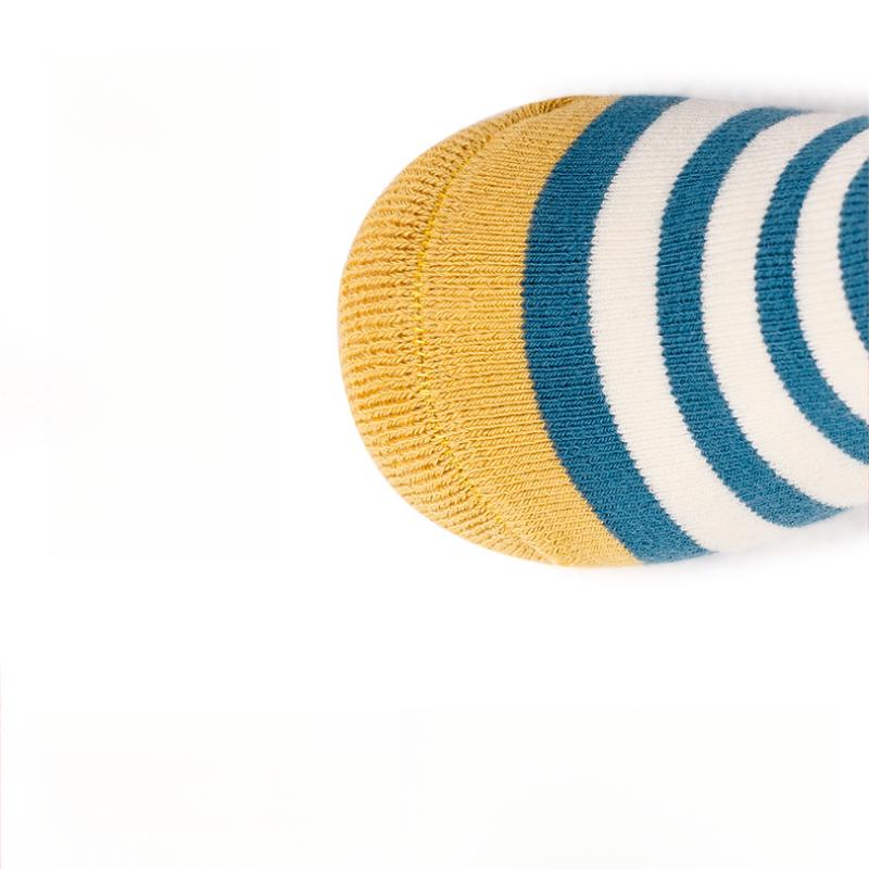 3 pary/partia Dziecięce podkolanówki Dzieci Dziewczynki Chłopcy Miękkie bawełniane długie skarpetki Śliczne hiszpańskie paski Jednolite skarpetki dziecięce dla 0-3 lat