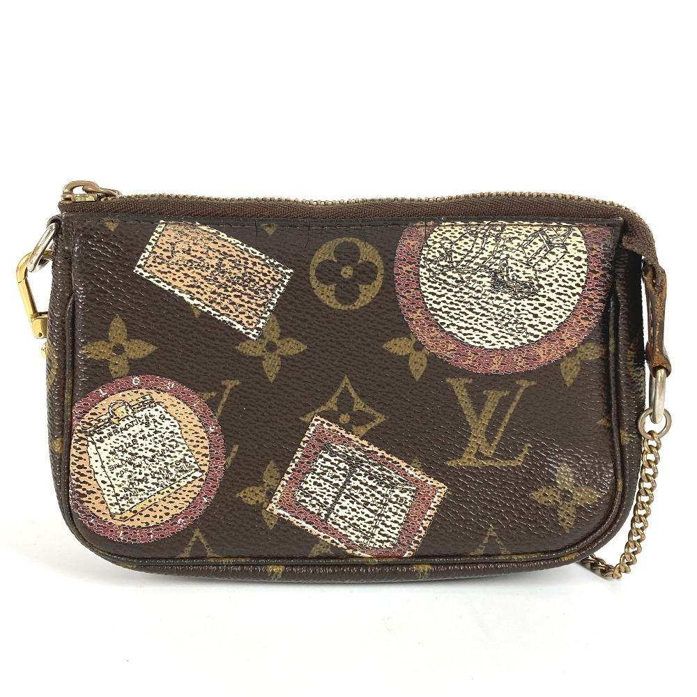 Louis Vuitton M95804 Monogram Label Mini Pochette Accessoires Shoulder Hand Bag