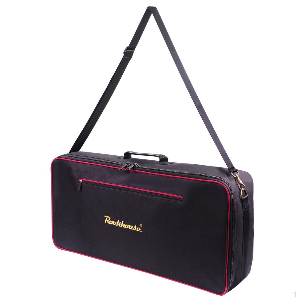 Guitar Pedal Board case Portable Travel Bag, Lightweight Durable Adjustable Utility Carrying
