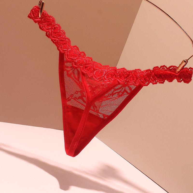 

Сексуальные бесшовные сетчатые стринги - Искушение больших размеров XL красный