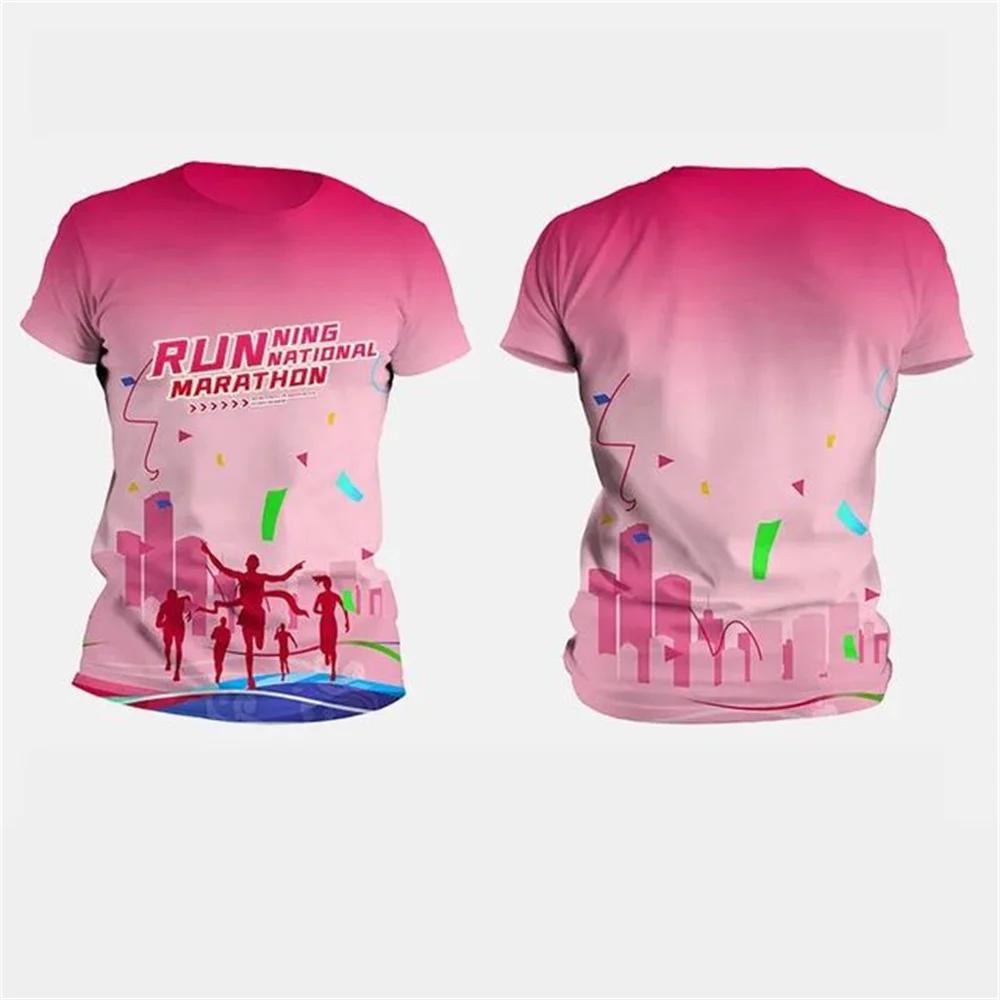 Running Sports 3d Printing Summer Unisex Short Sleeve T-Shirt Fitness Sports Outdoor Quick Drying Loose And Comfortable Clothes