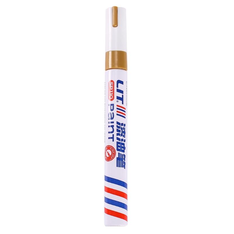 Tire Paint Pen Long Lasting Car Wheel Touch Up Paint Marker Pen Waterproof Oil Based Formula for Tire Restoration