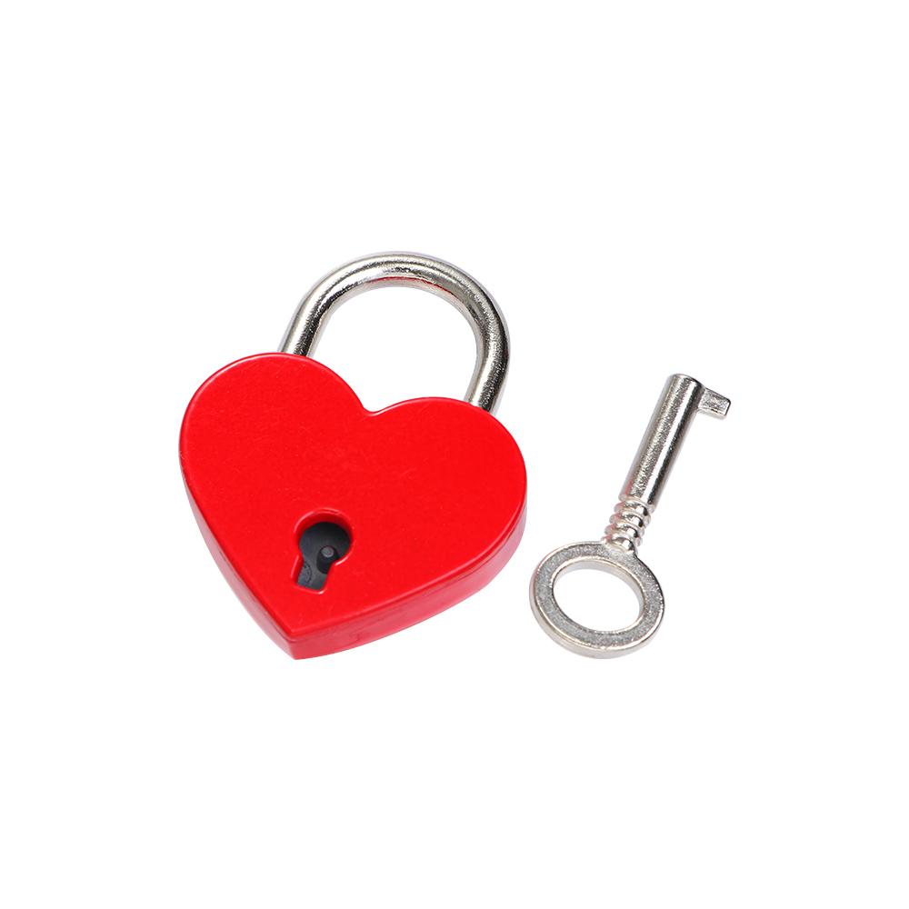 Diary Book Cute Zinc Alloy with Key Travel Wedding Padlock Love Heart Lock Hardware Locks