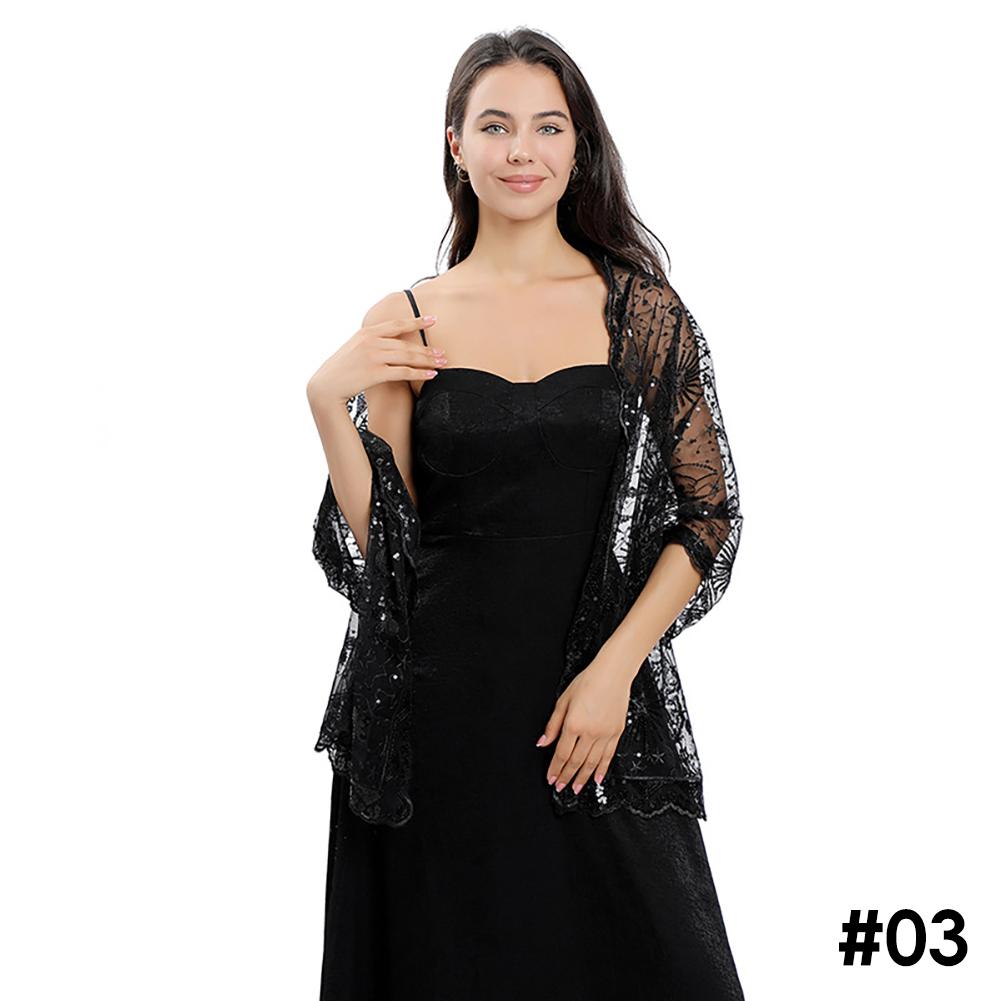 Moon Star Sequins Shawl Wraps for Evening Dresses Wedding Decoration Scarf Elegant Hijab Cover for Ramadan Festivals Women's Modest Fashion Shawl