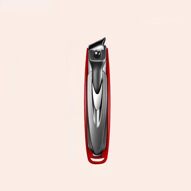 Slanted Nails Trimmer Ergonomic Stainless Steel Nail Clippers Precise Trimming Manicure Tool with Anti-splash for Colorful