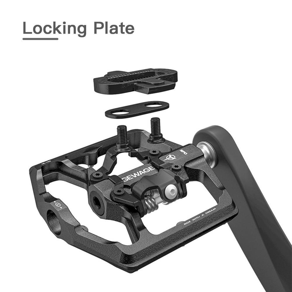 

Велосипед Педаль Nonslip MTB Педали велосипеда Алюминиевый сплав Плоская платформа Применимо водонепроницаемый велоспорт