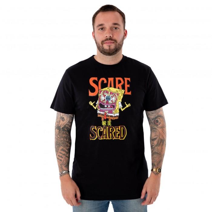 SpongeBob SquarePants Mens Scare Or Be Scared T-Shirt