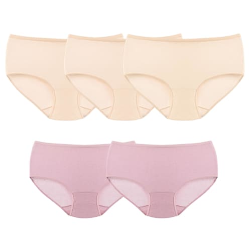 

Douei Deep-Fit 1-Day Cotton Panties, M, L, LL, 100% Cotton, Set of 5, Individually Wrapped, Disposable, Perfect for Travel and Hospitalization, Gentle