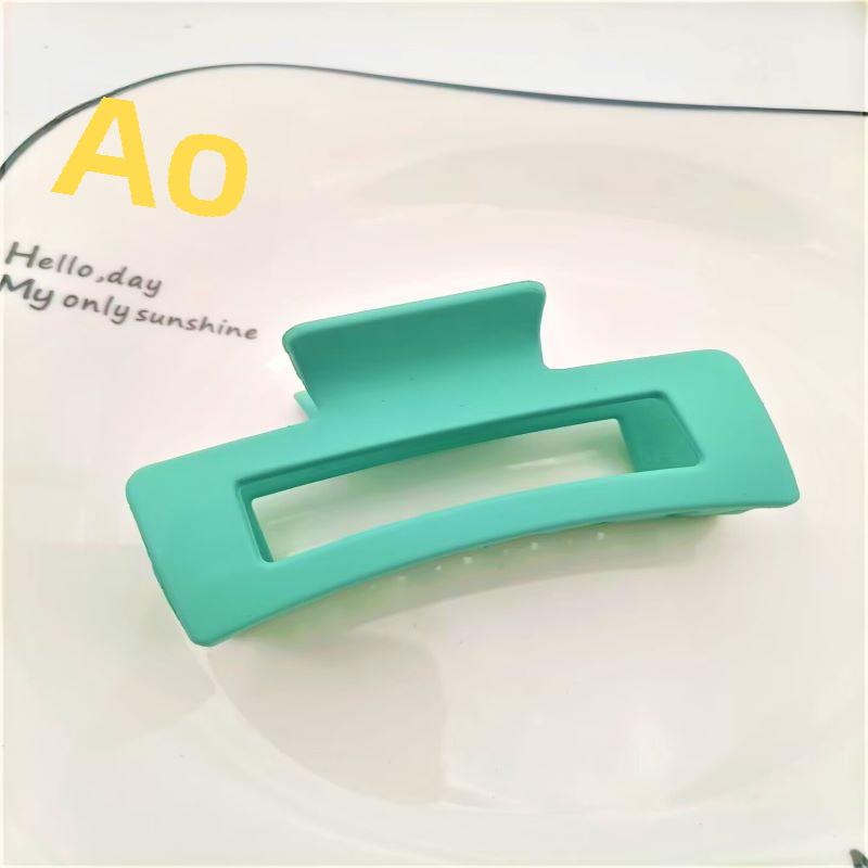 Frosted PS Material Rectangular Claw Hair Clip.