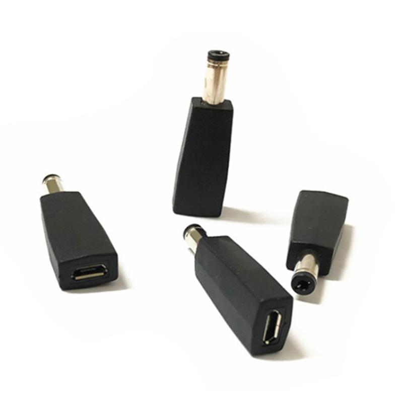 DC 5,5 x 2,1 mm Stecker auf Micro USB Buchse Adapter Ladekonverter
