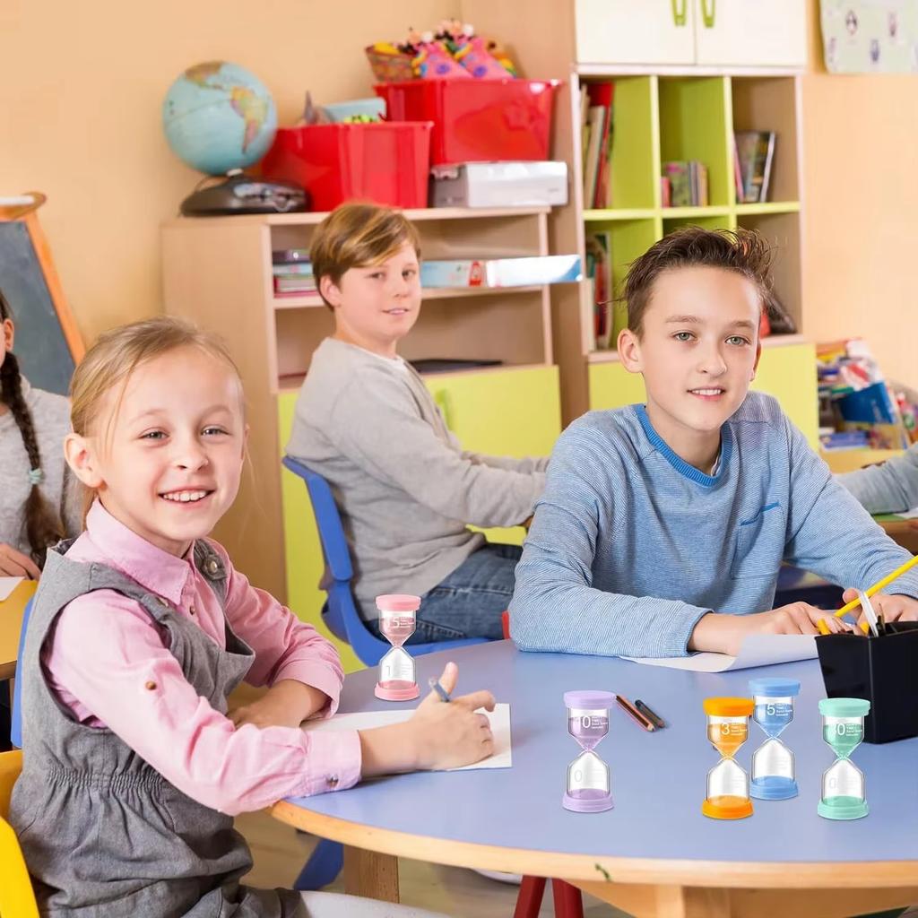 1PC 5//15/30 Minutes Colorful Hourglass Sandglass Children Kid Gift Toy Sand Timer Hour Glass Home Decoration Sand Clock
