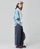 [CLIFMEYER] Flared Pants, Cooling Fabric, Door Teco, Loha Teco, Women's, MEDIUM, Navy