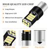 2PCS T20 7443 7440 3030 24SMD LED Bulbs Car Brake Bulbs Lights Reverse Red Yellow White 12v