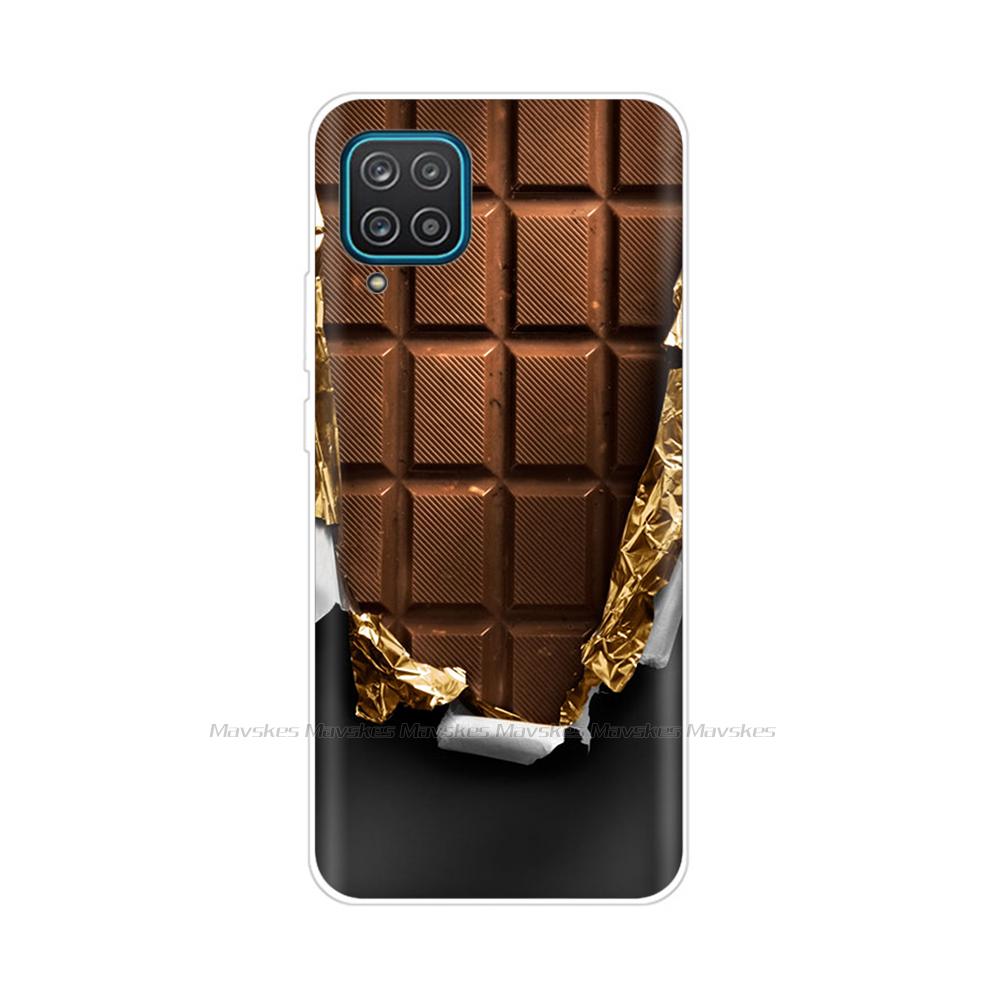Soft Silicon Cover For Samsung Galaxy A12 Case Cute Flower Cat Bumper For Samsung A12 Phone Case Cover For Samsung A12 A 12 6.5"