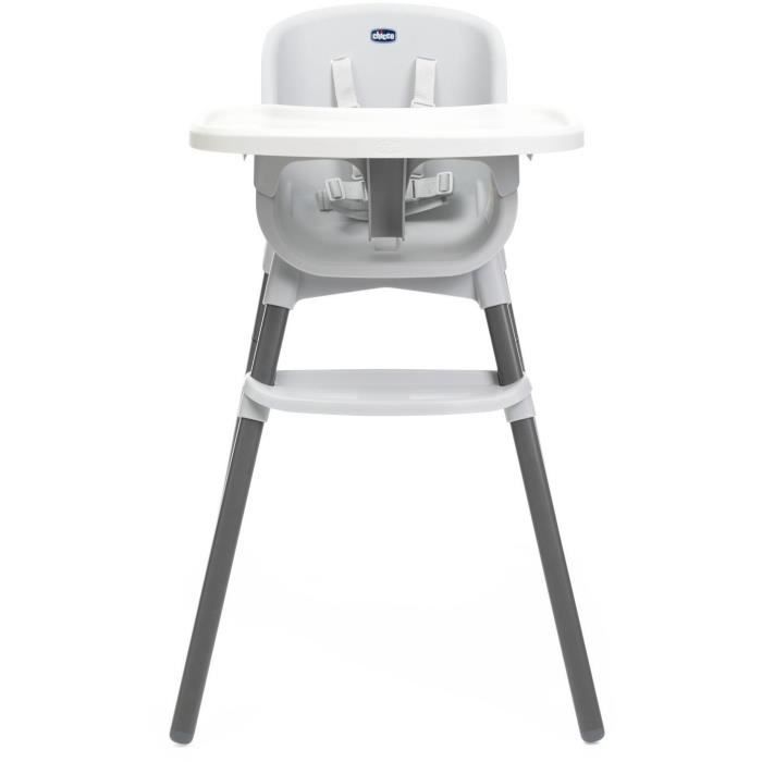 Chaise haute - CHICCO - Zest - Dès 6 mois - Gris